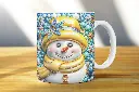 Taza muñeco de nieve