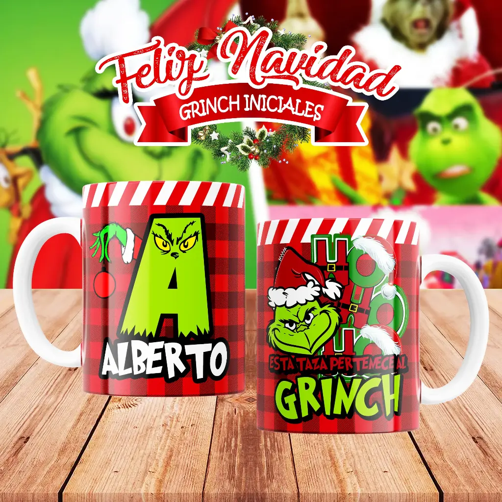 Taza navidad Grinch