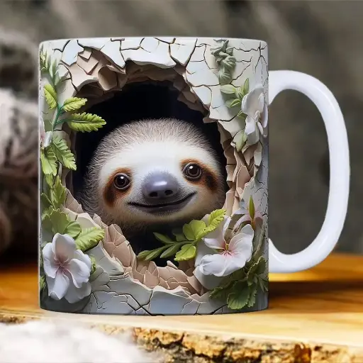Taza 3D Animales